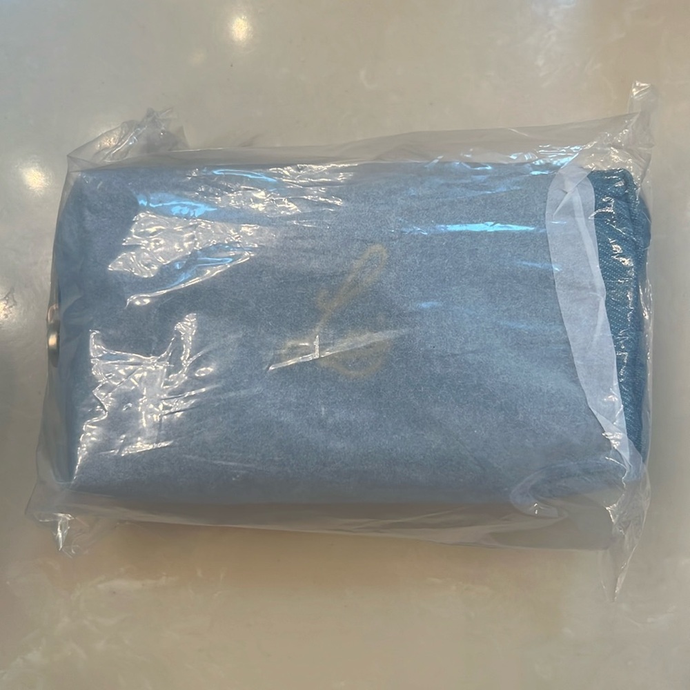 Lisa Eldridge Chambray Denim Pouch - Picture 2 of 2
